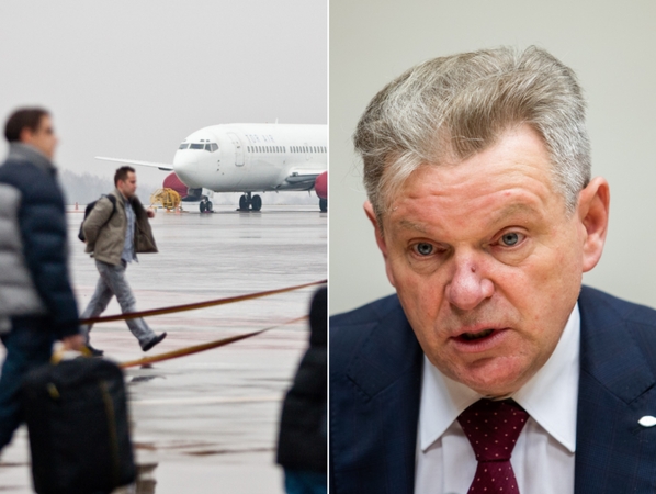 Ministras: yra atvejų, kai bilietus nusipirkę piliečiai neatvyksta į oro uostą