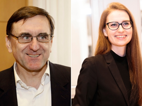 VDU profesorius Lauras Bielinis ir Mykolo Romerio universiteto dėstytoja Rima Urbonaitė