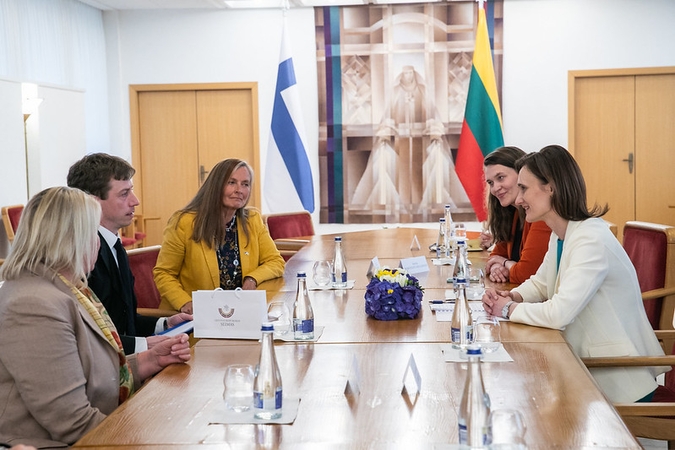 V. Čmilytė-Nielsen: Lietuva pasiruošusi ratifikuoti Suomijos sprendimą stoti į NATO