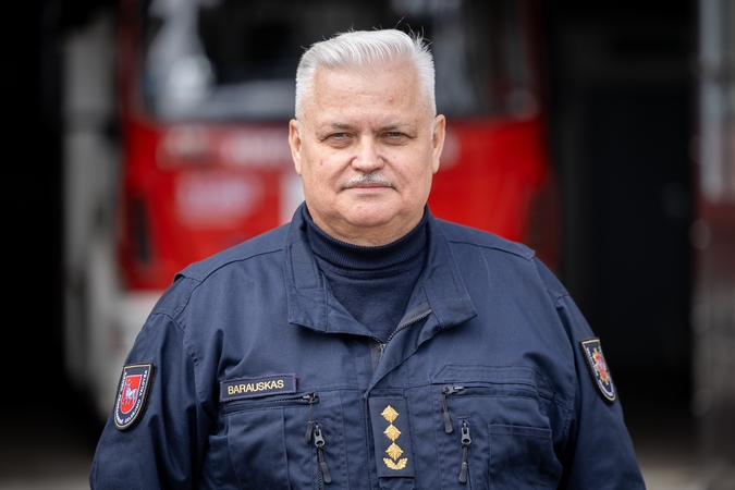 Tendencijos: V. Barauskas pasidžiaugė, kad mažėja atvejų, kai gaisrai kyla vaikams žaidžiant su ugnimi.