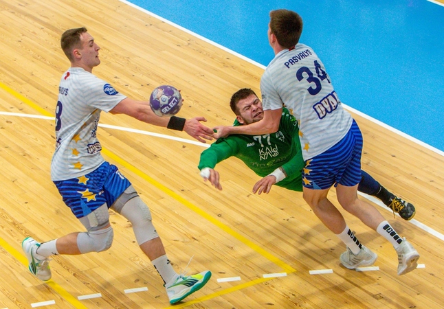 ynyba: „Pieno žvaigždžių“ žaidėjai pusfinalyje atlaikė „Granito–Kario“ šturmą.