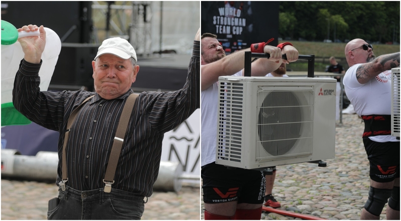 Iššūkiai: Kaune varžėsi šešių šalių stipruoliai, jėgas galėjo išbandyti ir žiūrovai.