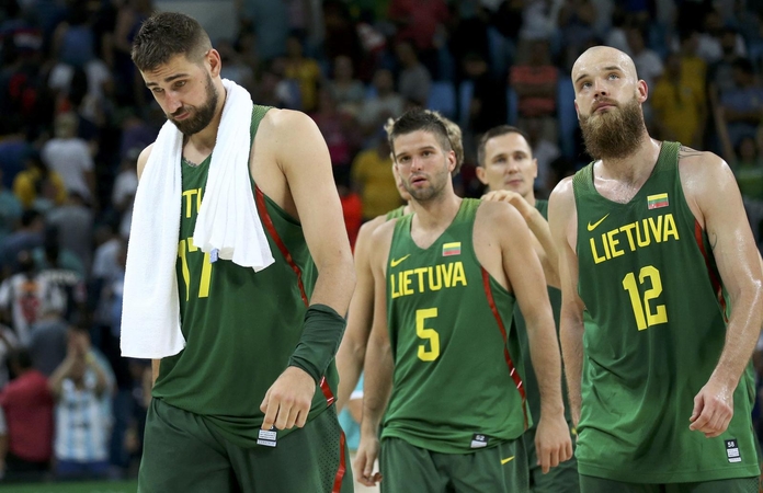 Po Rio olimpiados Lietuvos krepšinio rinktinė FIBA reitinge krito žemyn