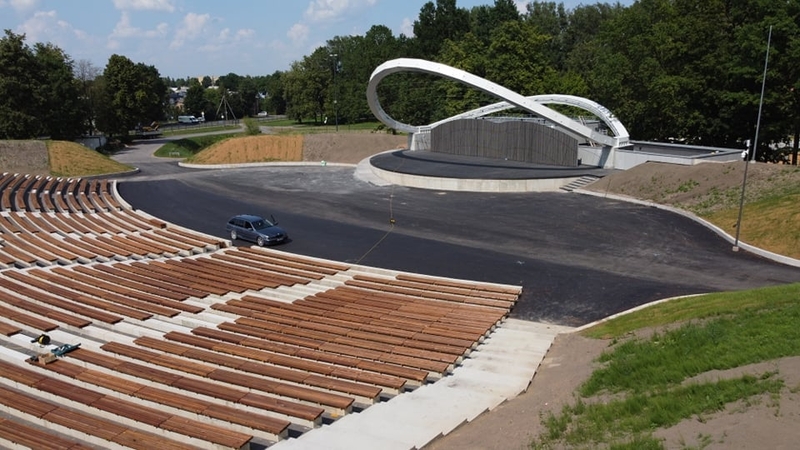 Šiaulių centrinio parko estrados renovaciją ketinama baigti iki rugsėjo