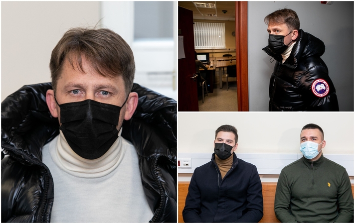 E. Dragūnas teisme susitiko su pareigūnais, su kuriais konfliktavo: savo kaltės nepripažįsta