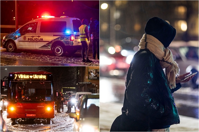 Sningant – šūsnis masinių avarijų: sužeista 15 žmonių
