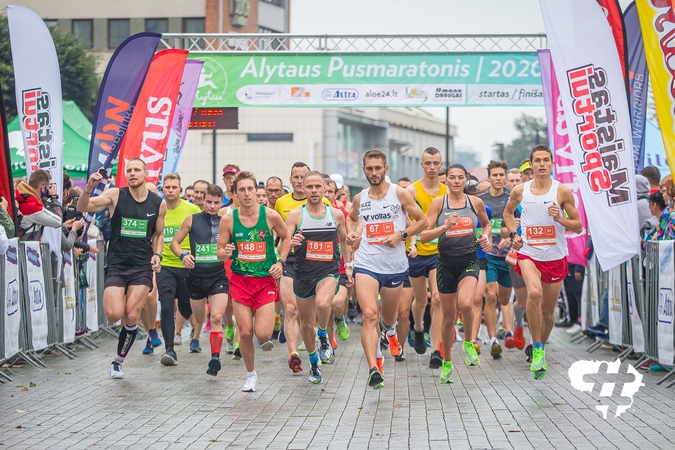 Alytaus pusmaratonyje R. Kančį aplenkė latvis
