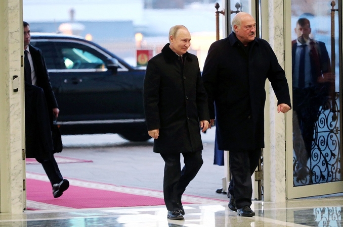 Vladimiras Putinas ir Aliaksandras Lukašenka
