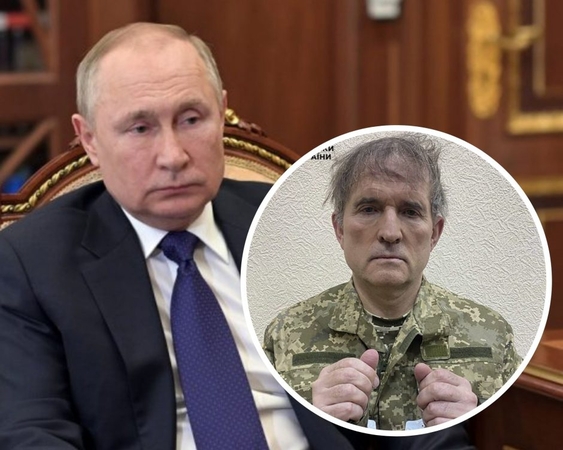 Vladimiras Putinas ir Viktoras Medvedčukas