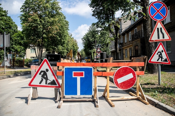 Nespėja: uostamiestyje ištisus metus vyksta gatvių, pastatų rekonstrukcijos, tačiau viena šiemet neįvyks.