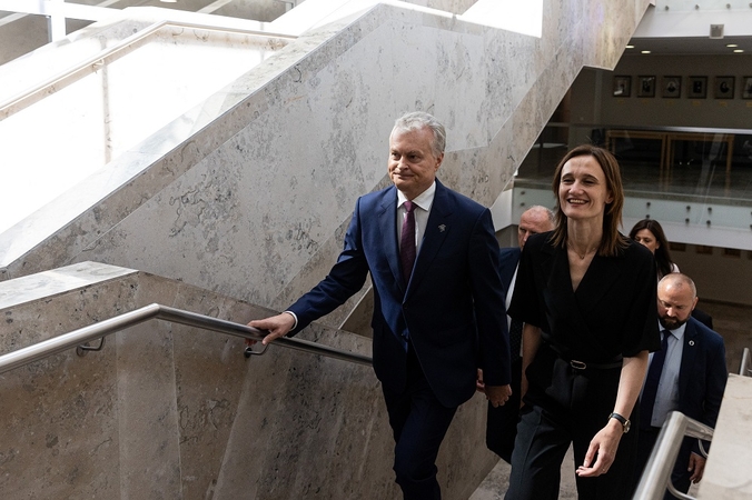 Gitanas Nausėda ir Viktorija Čmilytė-Nielsen
