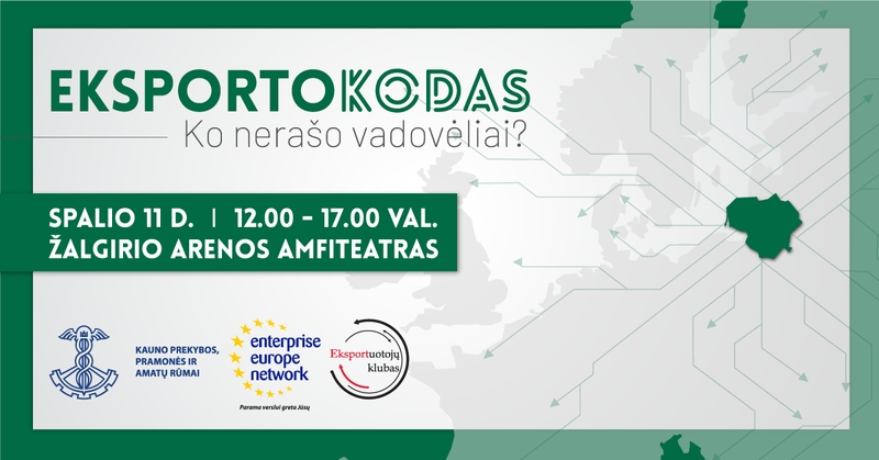 Forumas „Eksporto kodas. Ko nerašo vadovėliai?“
