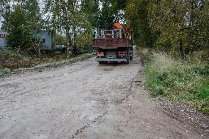 Nepasitenkinimas: visų pamirštas kelias klaipėdiečiams sukelia daugybę nepatogumų.