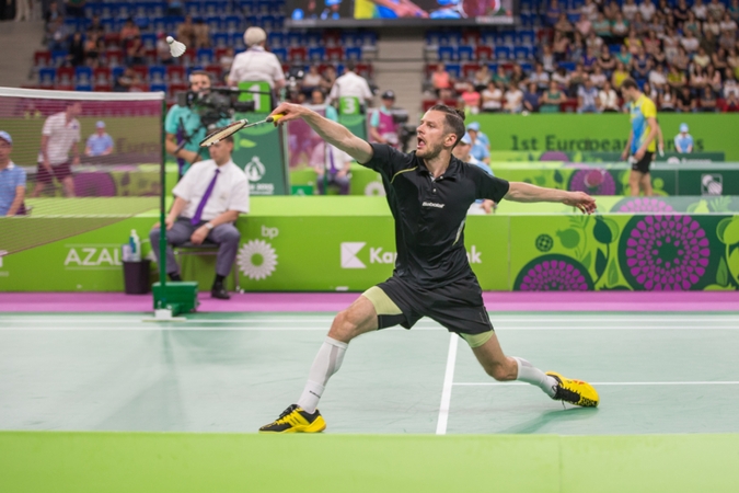 Badmintonininkų galvosūkis – žaidėjų meistriškumas