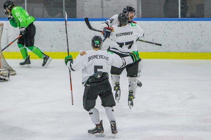 Kauniečių tvirtovėje triumfavusi „Hockey Punks“ komanda atsidūrė per žingsnį nuo aukso 
