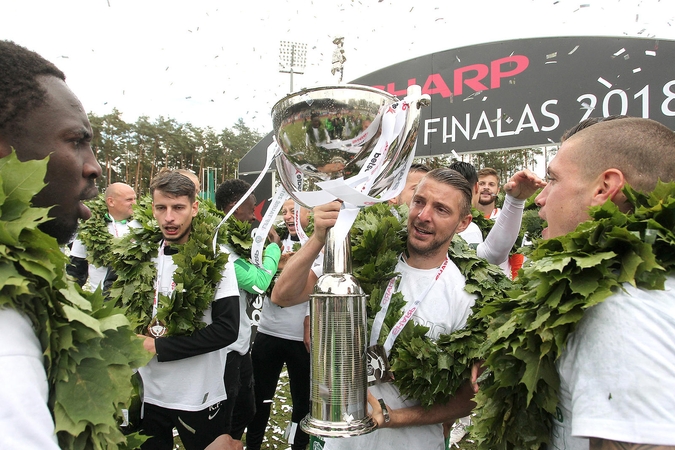 LFF taurę iškovojo „Žalgirio“ futbolininkai