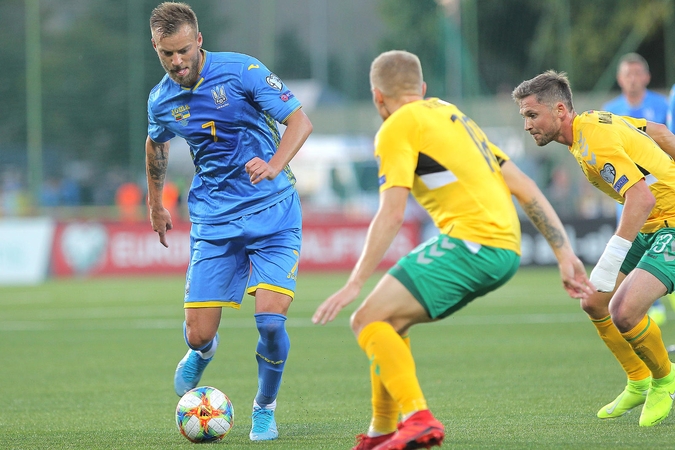 Lietuvos futbolo rinktinė nepasipriešino ukrainiečiams
