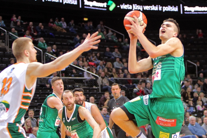 Lengva „Žalgirio“ pergalė pažymėta aktyviu G. Masiulio debiutu