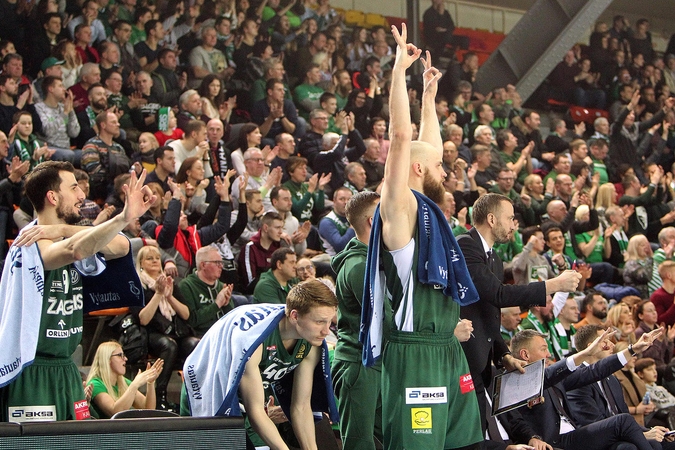 Kauno sporto halėje „Žalgiris“ sutrypė „Skycop“ 