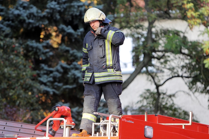 Palangos centre sudegė 21 dviratis