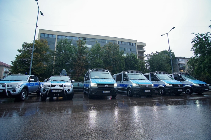Į Lietuvą atvyko Lenkijos policijos pajėgos: padės saugoti sieną