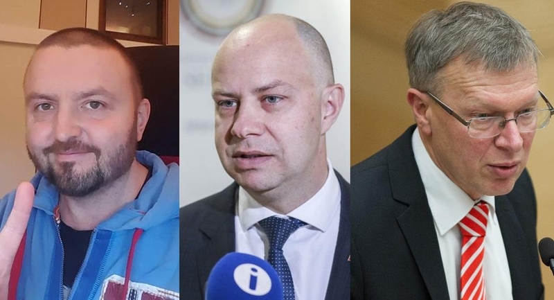 Stanislavas Stavickis (kairėje), Aurelijus Veryga, Kęstutis Masiulis