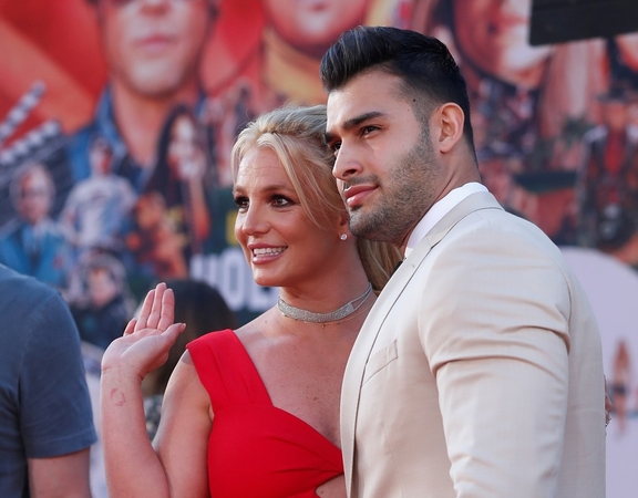 Britney Spears ir Samas Asghari 