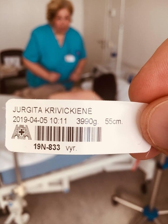 K. Krivickas su žmona penktą kartą tapo tėvais