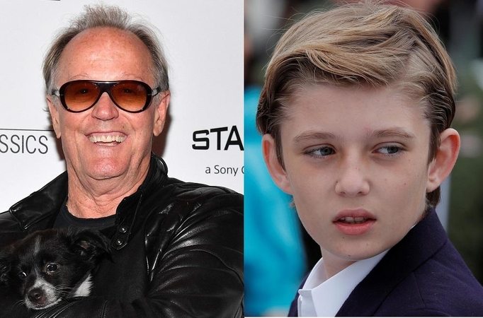 Peteris Fonda (kairėje) ir Barronas Trumpas