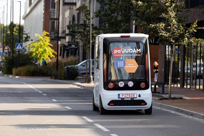 Autonominis autobusas sostinės gatvėmis riedės ir šeštadieniais
