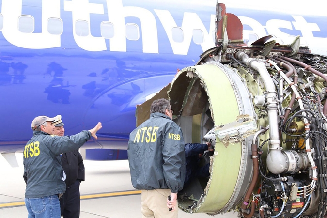 Po „Southwest Airlines“ incidento JAV ir Europa tikrins lėktuvų variklius