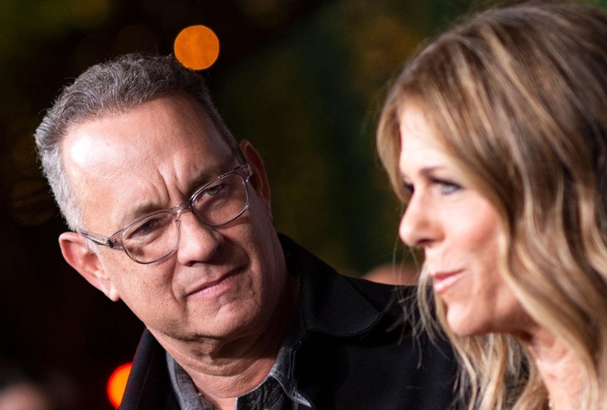 Tomas Hanksas su žmona Rita Wilson