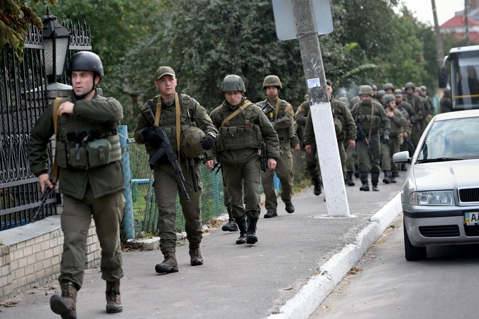 Kryme Rusija sulaikė du įtariamus Ukrainos „šnipus“