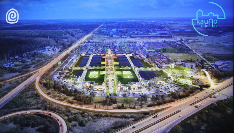 SBA „Urban Hub“ miestelio statybos – jau prie starto linijos