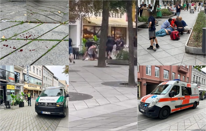 Išpuolis Laisvės alėjoje: nustatyti devyni įtariamieji