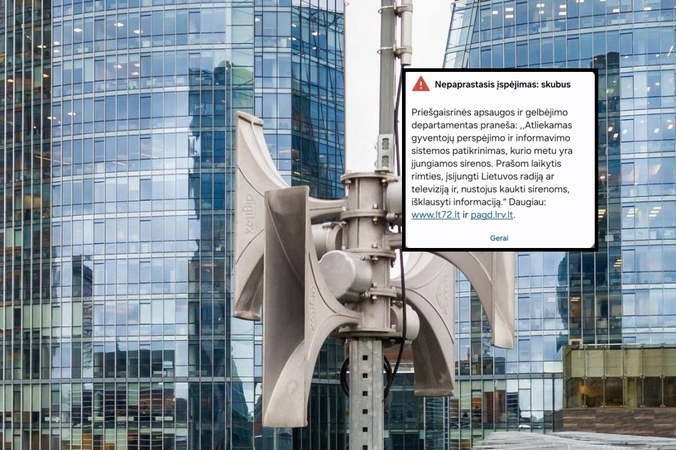 Lietuvoje aidi sirenos