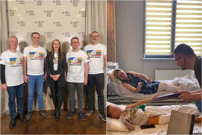 A. Dulkys vieši Ukrainoje, susitiko su sveikatos apsaugos ministru