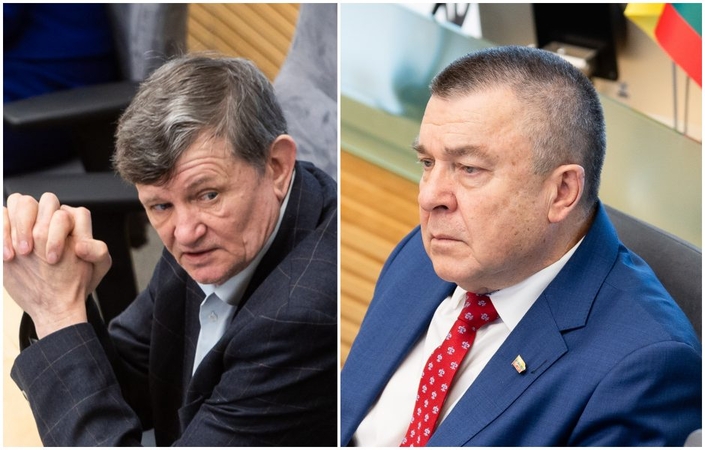 Sergejus Jovaiša (kairėje) ir Antanas Matulas