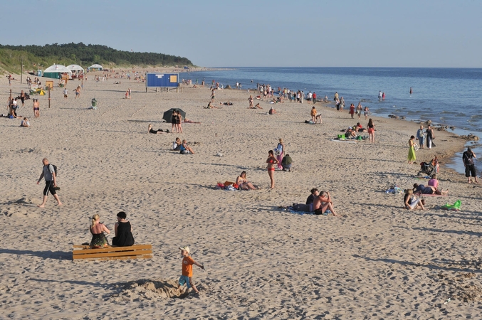 Palangos paplūdimyje per savaitgalį buvo pasimetę apie 40 vaikų