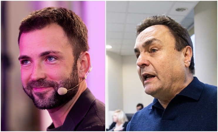  Tomas Vytautas Raskevičius (kairėje) ir Petras Gražulis