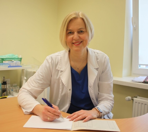 Klaipėdos universitetinės ligoninės (KUL) Infekcinių ligų departamento vadovė Jolanta Česienė.