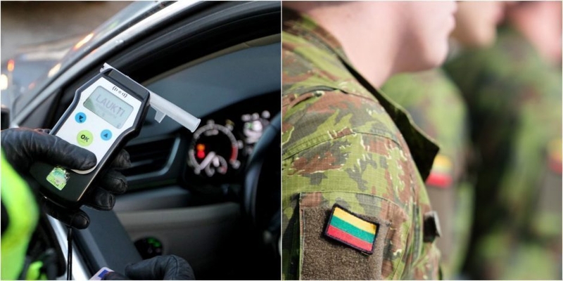 Jonavos rajone policijai įkliuvo neblaivus prie vairo sėdęs karys