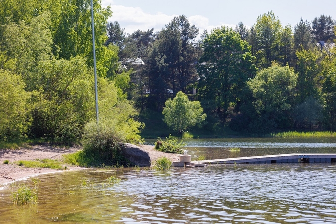 Lampėdžio ežere skendo vyras: nelaimėlis įsipainiojo į žoles