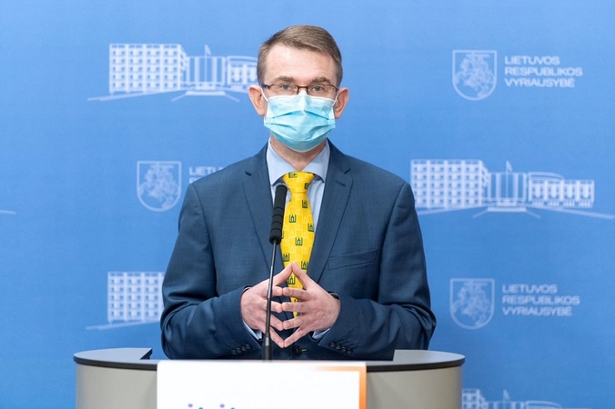  A. Dulkys: trumpės izoliacija po kontakto su sergančiuoju, griežtės kaukių dėvėjimo tvarka