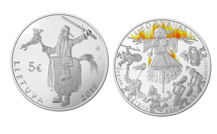 Pradedama Užgavėnėms skirtos monetos išankstinė prekyba