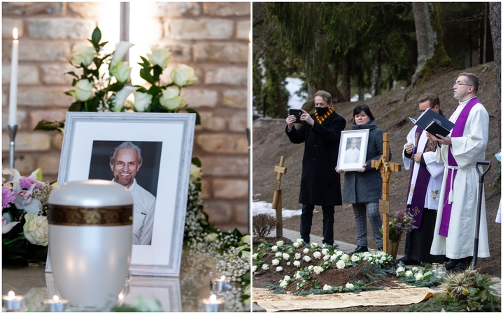Šalia žmonos Nelly amžinojo poilsio atgulė dirigentas ir pedagogas A. Paltinas