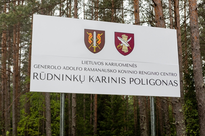 Rūdninkų poligone bus įrengta Sunkiųjų kulkosvaidžių šaudykla