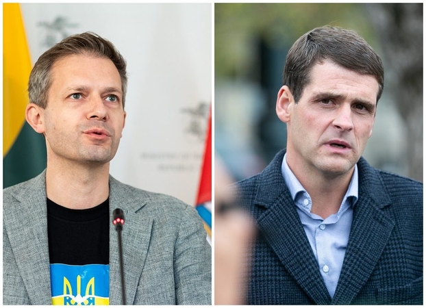 Andrius Tapinas (kairėje) ir Remigijus Žemaitaitis