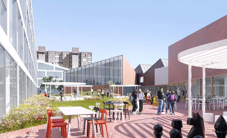 Kaip atrodys nauja Pilaitės mokykla – 18 architektūrinių idėjų