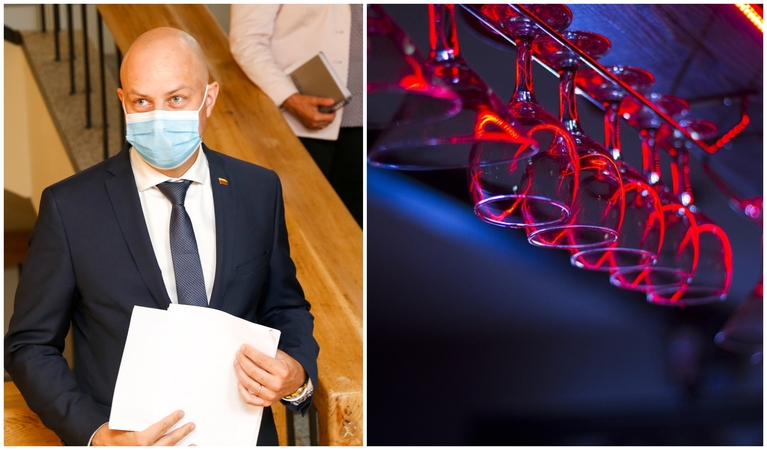 Ministras atskleidė, kaip siūloma riboti naktinių maitinimo įstaigų darbo laiką